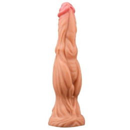 Фаллоимитатор с ярко выраженным рельефом Lovetoy Dual layered Platinum Silicone Cock 25 см