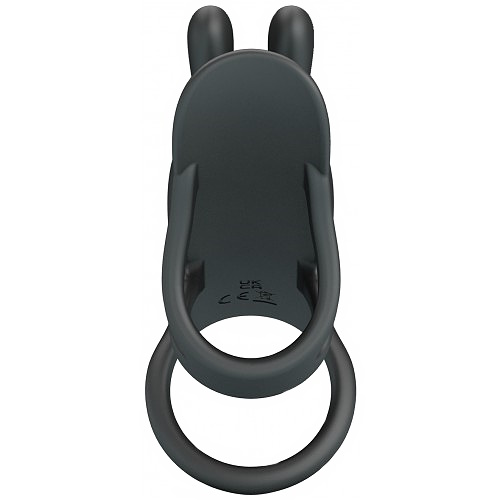 Вибронасадка на пенис с двойным эрекционным кольцом Vibrating Penis Sleeve Matty