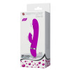 Вибратор с клиторальным стимулятором Pretty Love David
