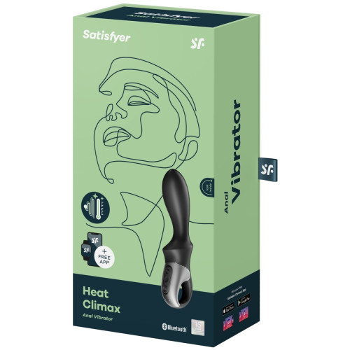 Анальный смарт-вибратор с подогревом Satisfyer Heat Climax