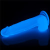 Светящийся в темноте фаллос на присоске Lumino Play Dildo 19 см