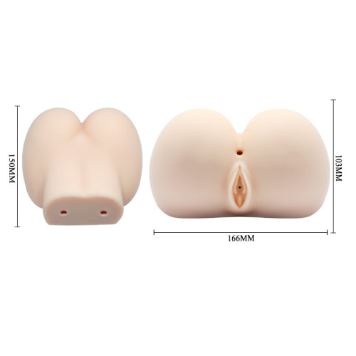 Упругая попка с вагиной и  вибрацией