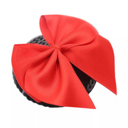 Черные пэстисы с красными бантиками