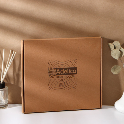 Деревянное блюдо для подачи в виде пениса Adelica 25 см