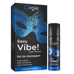 Возбуждающий гель с эффектом вибрации Orgie Sexy Vibe Liquid Vibrator 15 мл