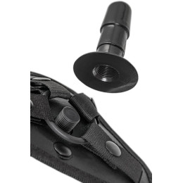 Трусики для страпона RealStick Strap-On Dylan, экокожа, черные