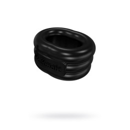 Виброкольцо на пенис Bathmate Stretch, elastomex, черный, Ø5 см