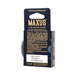 Презервативы Maxus Special, точечные, латекс, ребристые, пластиковый кейс, 3 шт.