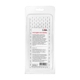 Насадка на пенис с ворсинками TOYFA Basic, TPE, фиолетовый, 13,5 см