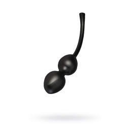 Вагинальные шарики Mystim Jane Wonda Geisha Balls duo, электростимуляция, силикон, черные, Ø 3,5 см