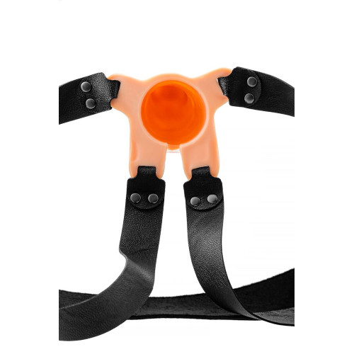 Фаллопротез RealStick Strap-On Conall, TPE, телесный, 14 см