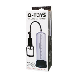 Помпа для пениса A-Toys by TOYFA, PVC, прозрачный, 27,5 см