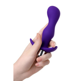 Анальная пробка с вибрацией A-Toys by TOYFA Kamet, размер L, силикон, фиолетовый, 14 см