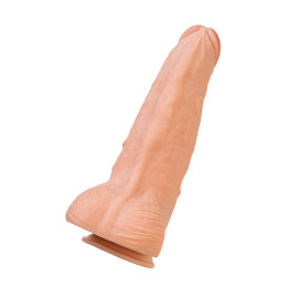Фаллоимитатор неоскин - СУПЕРГИГАНТ с присоской Lovetoy, TPR, телесный, 42 см