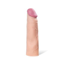Насадка на пенис A-Toys by TOYFA Kiger, SoftSkin, телесный, 16,5 см
