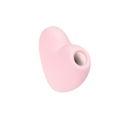 Вакуумно-волновой стимулятор клитора с вибрацией Satisfyer Cutie Heart, силикон, розовый, 7,6 см