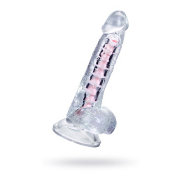 Гибкий фаллоимитатор A-Toys by TOYFA Paret, TPE, прозрачный, 18 см