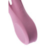 Вибростимулятор Satisfyer Threesome 1, силикон, розовый, 14 см