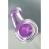 Нереалистичный фаллоимитатор TOYFA Basic Jelly Dildo M, TPE, фиолетовый, 18 см