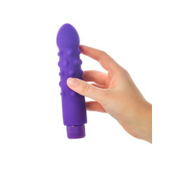 Нереалистичный вибратор A-Toys by TOYFA Dowk, силикон, фиолетовый, 17 см