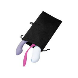 Мешочек Satisfyer Treasure Bag для хранения игрушек L, черный, 26*15 см