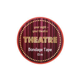 Бондажный скотч TOYFA Theatre, красный, 15 м.