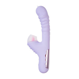 Вибратор с функцией Up&Down JOS SPINNY, силикон, фиолетовый, 23 см