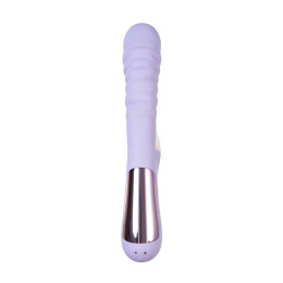 Вибратор с функцией Up&Down JOS SPINNY, силикон, фиолетовый, 23 см