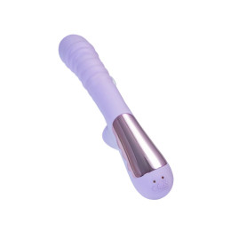 Вибратор с функцией Up&Down JOS SPINNY, силикон, фиолетовый, 23 см