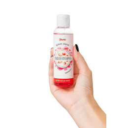 Съедобное массажное масло Yovee «Сладкая клубничка» со вкусом клубничного йогурта, 125 мл