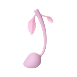 Вагинальный шарик Вишенка, силикон, розовый, Ø 3 см (в пакете)