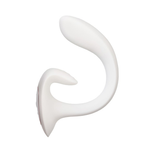 Вагинально-клиторальный вибратор Satisfyer G for Goddess 1, белый, 27 см
