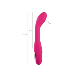Стимулятор точки G Let it G, G-Stalker, силикон, розовый, 19,5 см