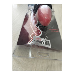 **АУТЛЕТ** Анальная вибровтулка Black & Red by TOYFA для фистинга, силикон, красная, 22 см