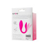 Вибратор для пар A-Toys by TOYFA Dolphy, силикон, розовый, 9,6 см
