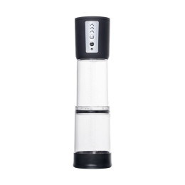 Автоматическая помпа для пениса Sexus Men Expert Andreas, ABS-пластик, черная, 28 см