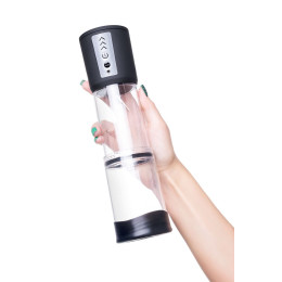 Автоматическая помпа для пениса Sexus Men Expert Andreas, ABS-пластик, черная, 28 см