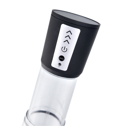 Автоматическая помпа для пениса Sexus Men Expert Andreas, ABS-пластик, черная, 28 см