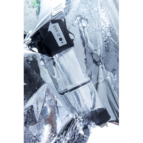 Автоматическая помпа для пениса Sexus Men Expert Andreas, ABS-пластик, черная, 28 см