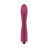 Вибратор-кролик с ротацией Satisfyer Spinning Rabbit 1, силикон, бордовый, 20,5 см