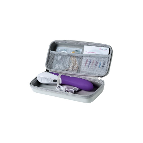 Вибратор Mystim Elegant Eric силиконовый, фиолетовый, 27 см