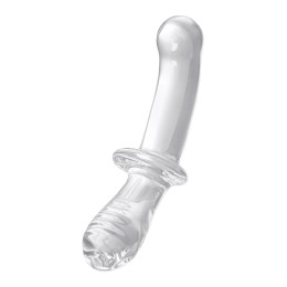 Двусторонний фаллоимитатор Satisfyer Double Crystal, стекло, прозрачный, 19,5 см