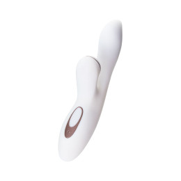 Вибратор Satisfyer Pro+ G-Spot, с вакуумно-волновым стимулятором, силикон, белый, 22 см