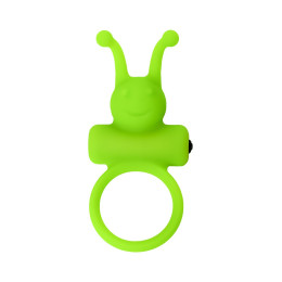 Эрекционное кольцо на пенис A-Toys by TOYFA Flik, силикон, зеленый, 9,1 см, Ø 3,1 см