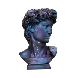 Подставка под сувенирную продукцию "Бюст Давида" космос