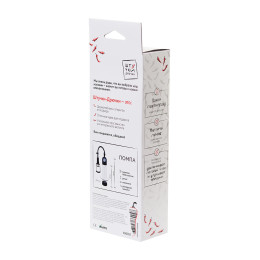 Помпа для пениса Штучки-дрючки вакуумная, с манометром, чёрная, 20 см