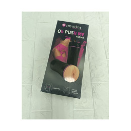 **АУТЛЕТ** Мастурбатор Mystim OH PUSH ME Vagina,TPE, телесный, 21,5 см