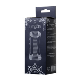 Мастурбатор нереалистичный Lingam by TOYFA  Asha, TPE, прозрачный, 14 см
