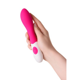Нереалистичный вибратор A-Toys by TOYFA Mika, силикон, розовый, 19,8 см