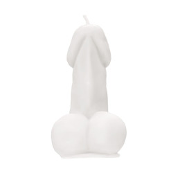 Свеча Pecado BDSM «Пенис средний», белая, 47 гр.